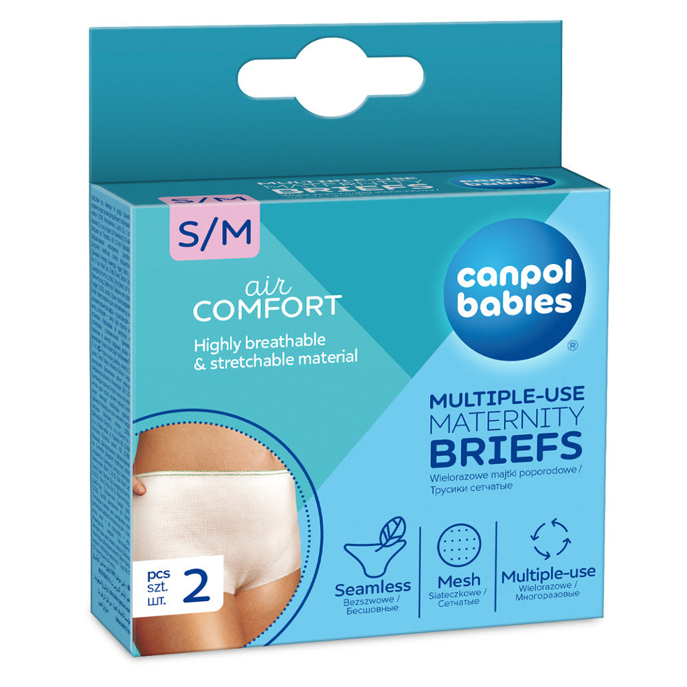Canpol Babies: Mesh postpartum panties reusable S/M 2 pcs. – Kidealo