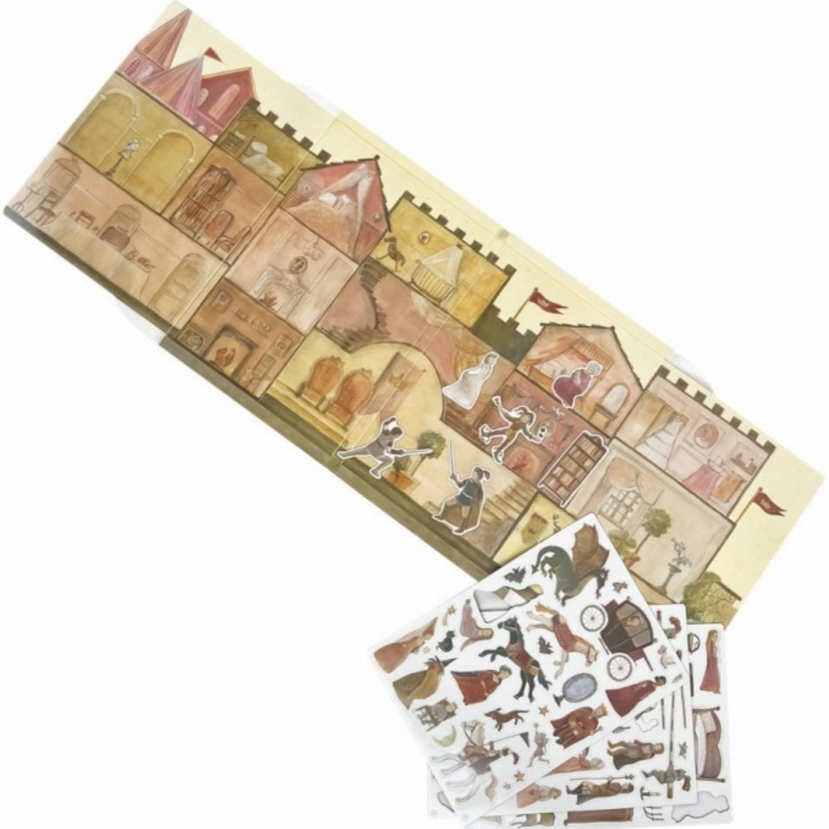 Egmont: Large magnetic puzzle in a folder Princesses