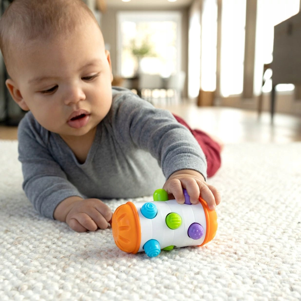 Hračky na tučné mozgy: Rolio Baby Roller