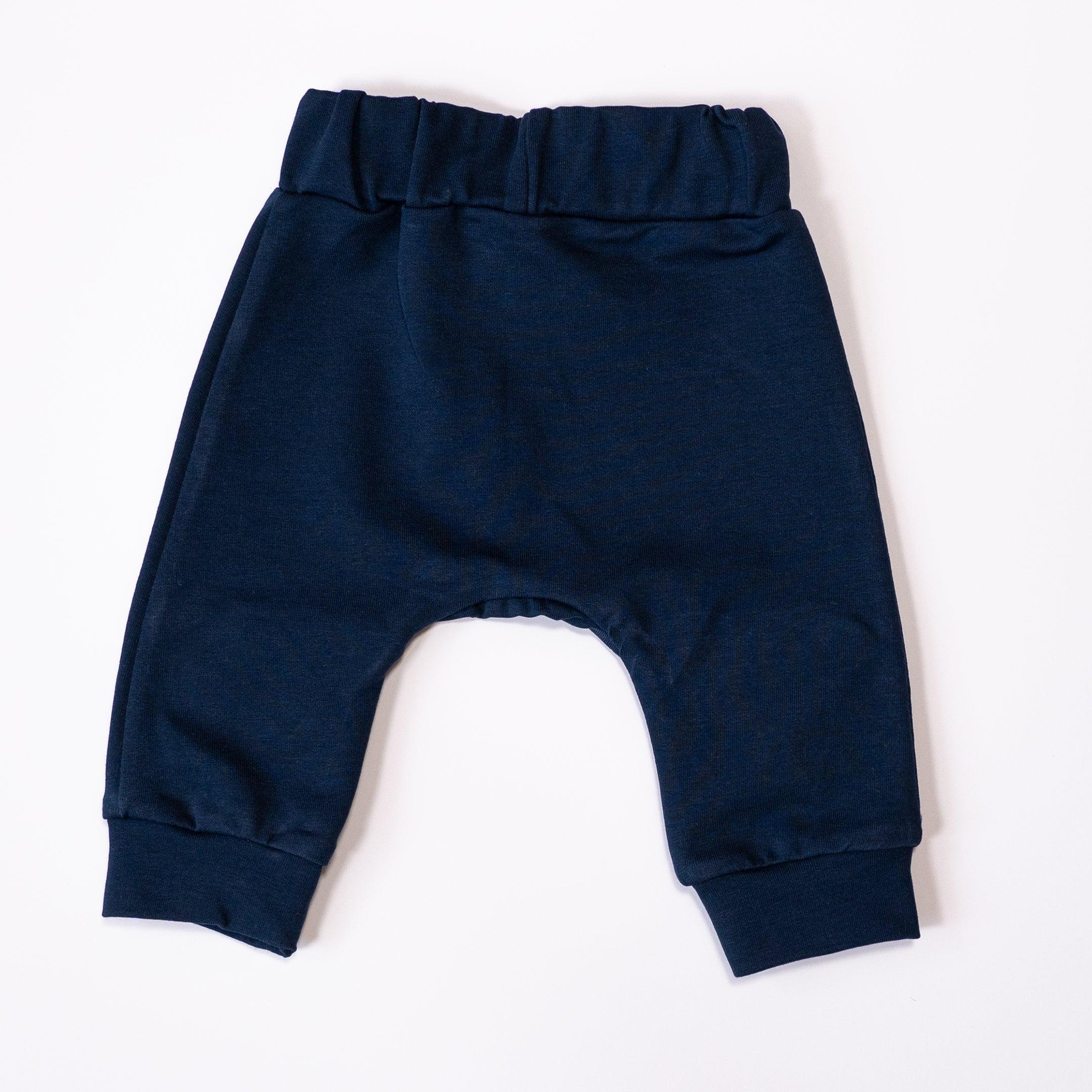 Kidealo: pantalon de survêtement en peluche en peluche bleu marine