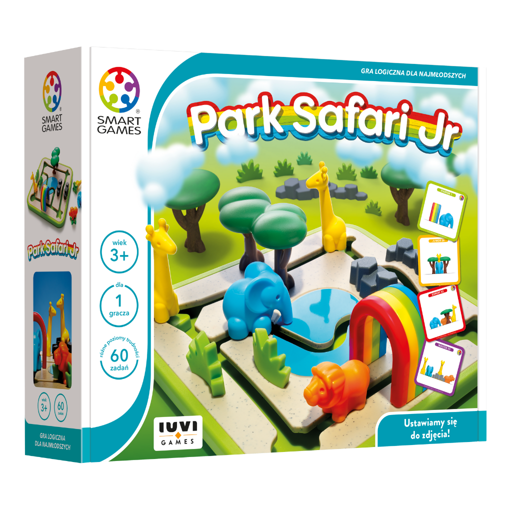 Hry Iuvi: Magnetic Puzzle Game Park Safari Jr Smart Games