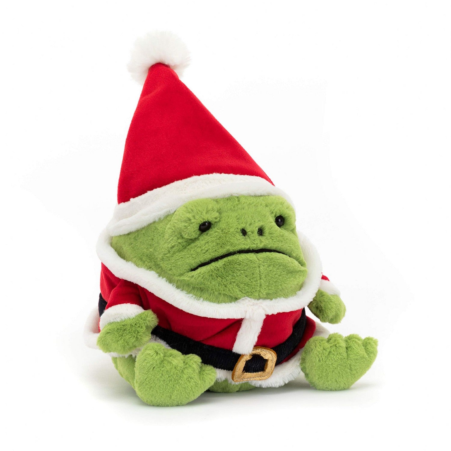 Jellycat: Santa Ricky Rain Frog пухкава жаба 16 см