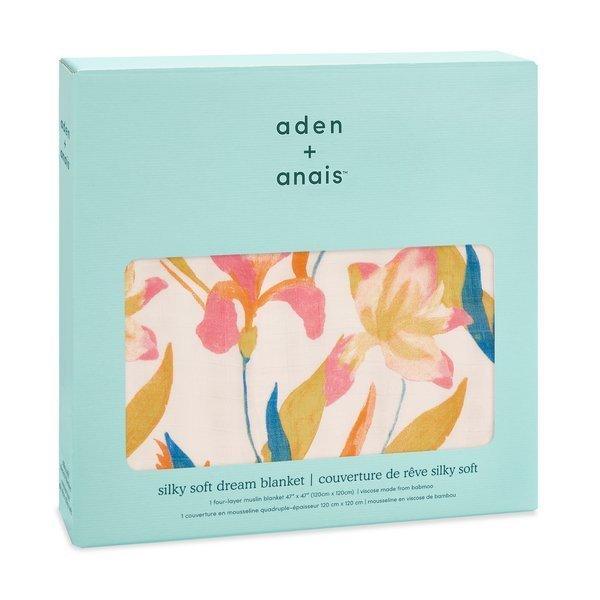 aden+anais: Dream Blanket Marine Gardens bamboo floral quilt