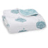 Aden + Anais: Musline Cou Quilt Paisley Teal