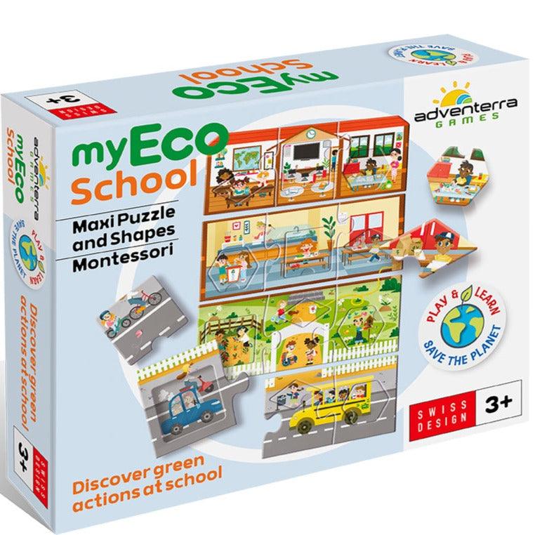 Adventerra Games: Az öko iskolai oktatási puzzle -m