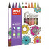 Apli Kids: Блестящи маркери Glitter 10 цвята