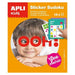Apli Kids: Sudoku rejsespil med klistermærker Shapes