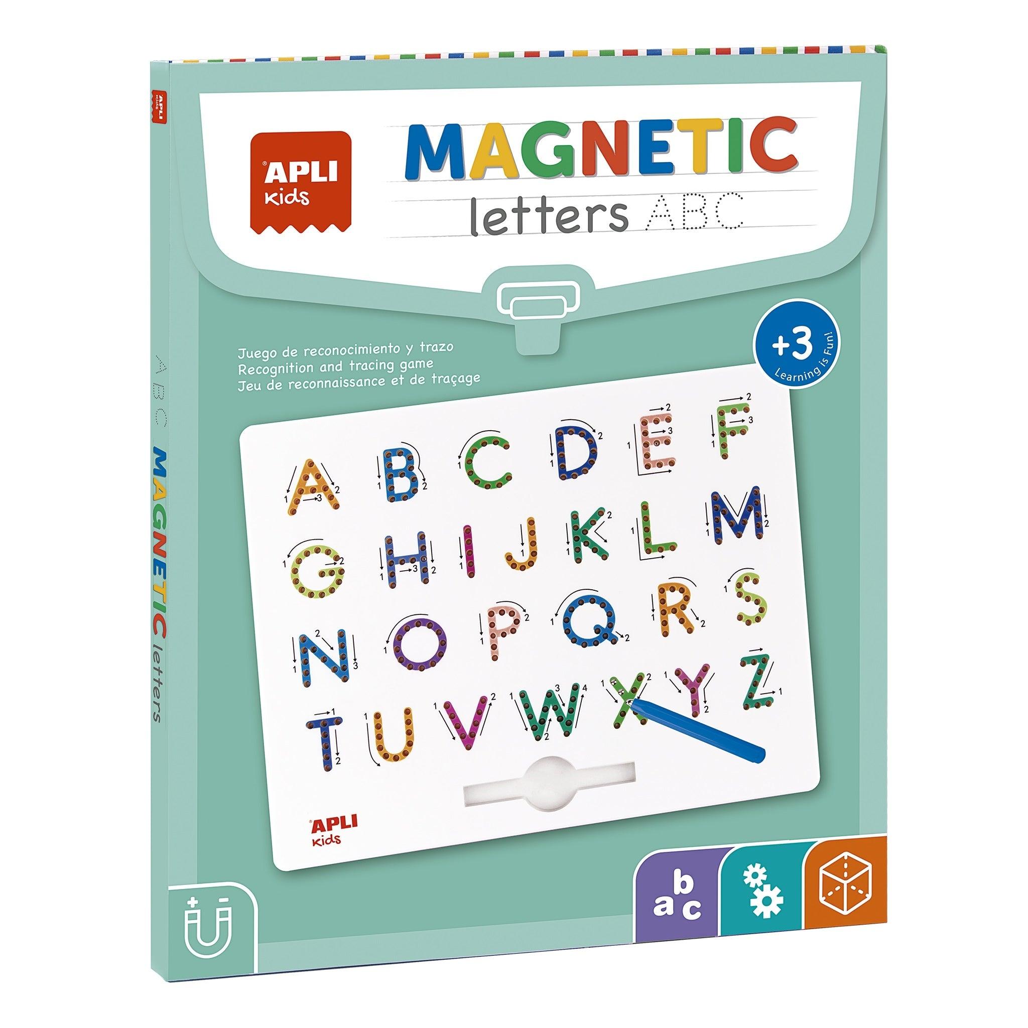 Apli Kids: magnetna plošča za risanje magnetnih črk ABC