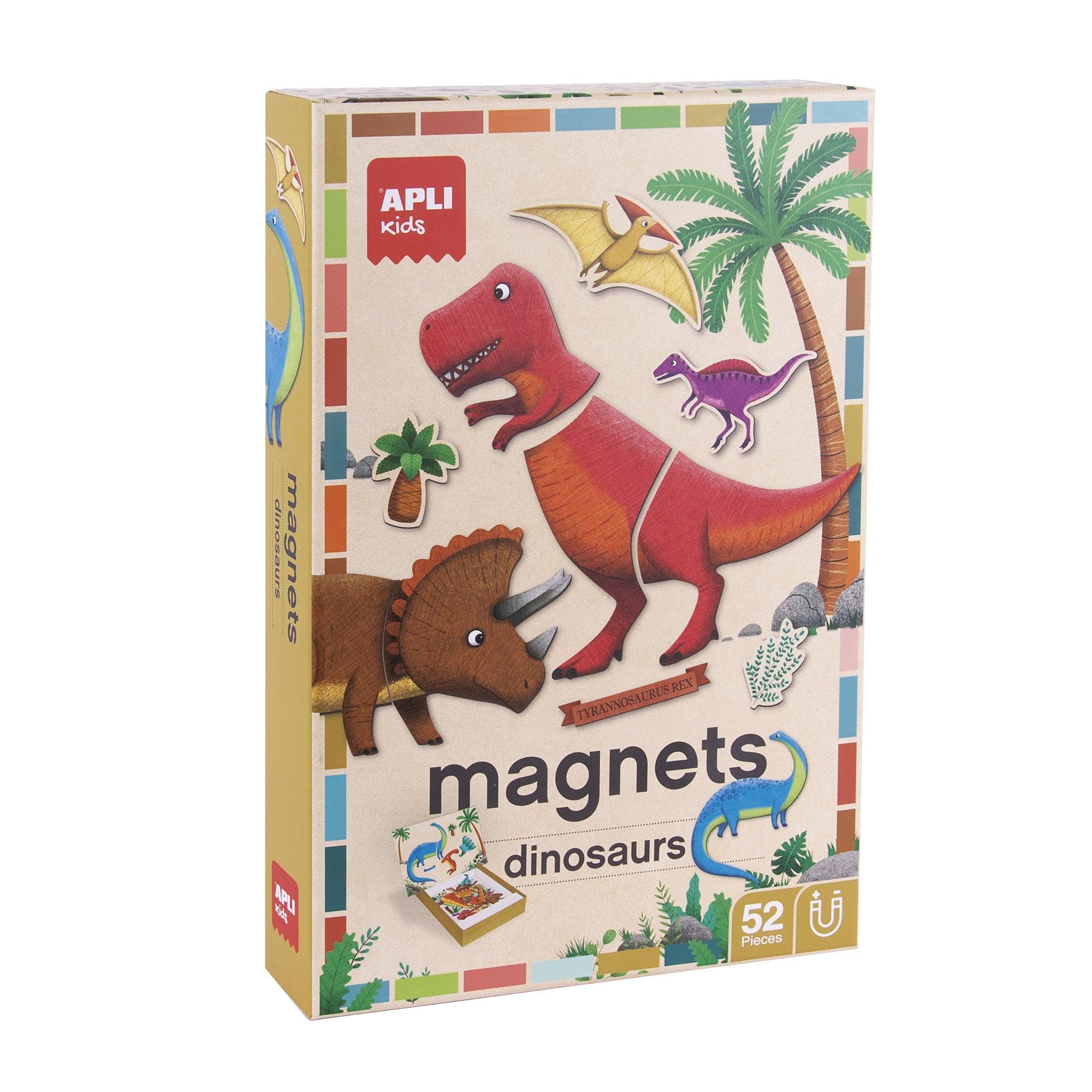 APLI KIDS: Puzzle de dinosaure magnétique