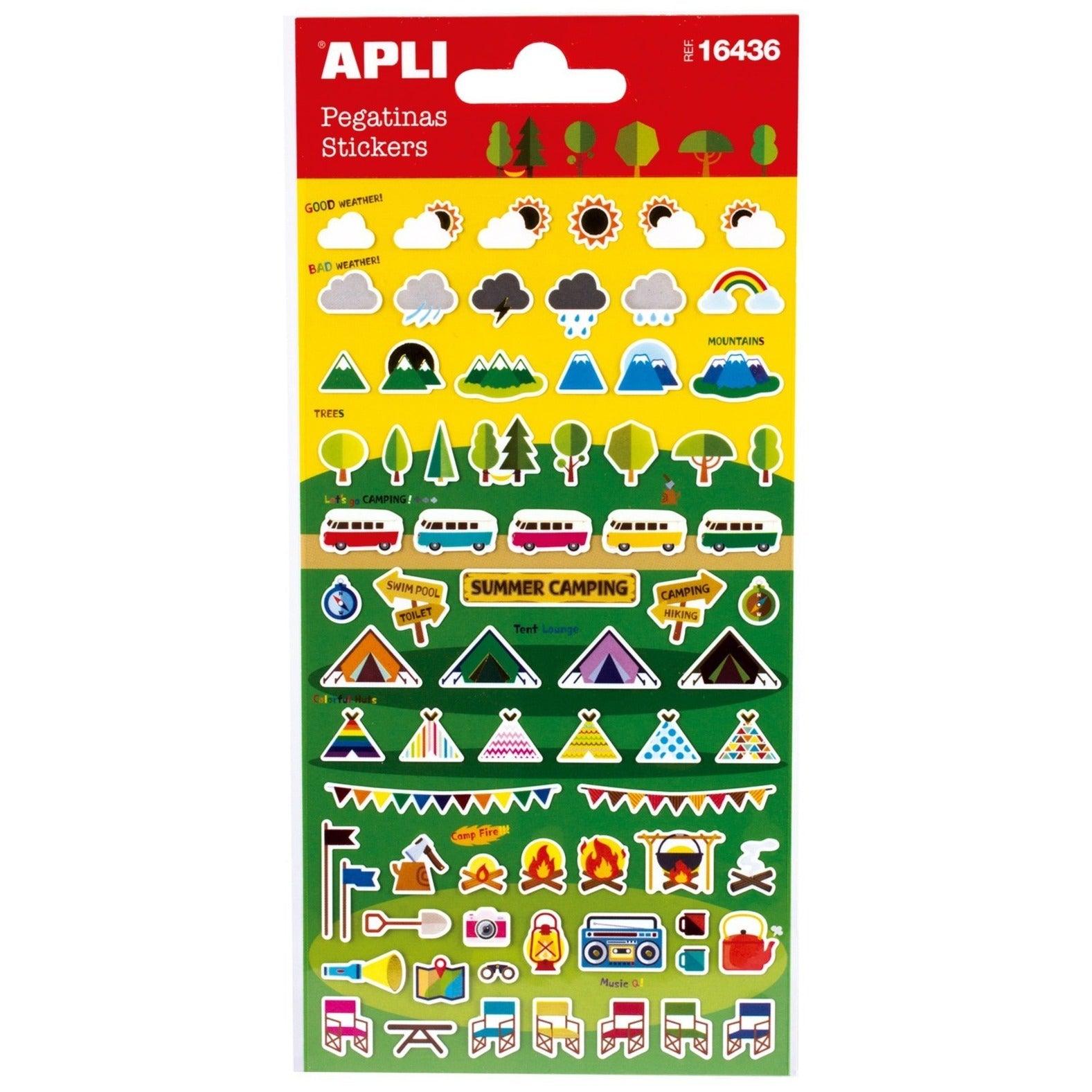 Apli Kids: Camping stickers
