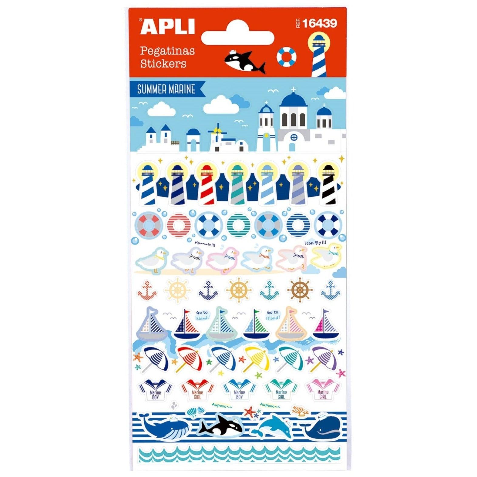APLI Kids: Nálepky leto na mori