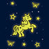 APLI KIDS: Unicorni de autocolante strălucitoare în întuneric