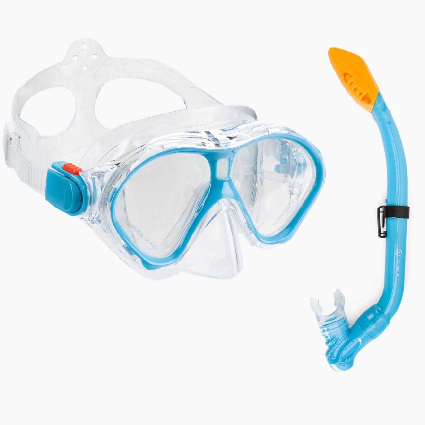 Aquastic: maska ​​un snorkelēšana bērniem