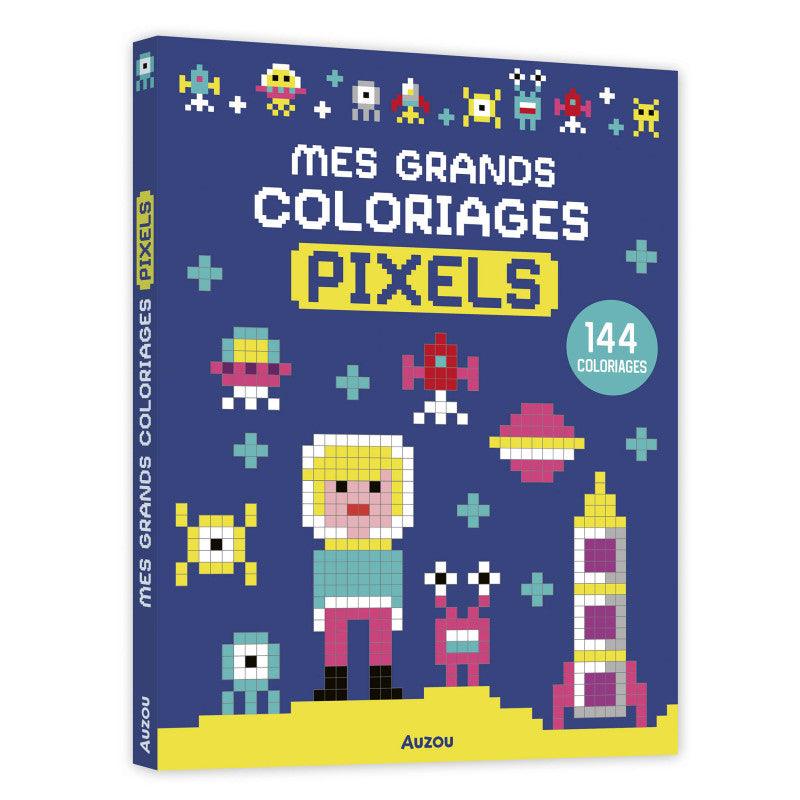 Auzou: Colored Pixels coloring page