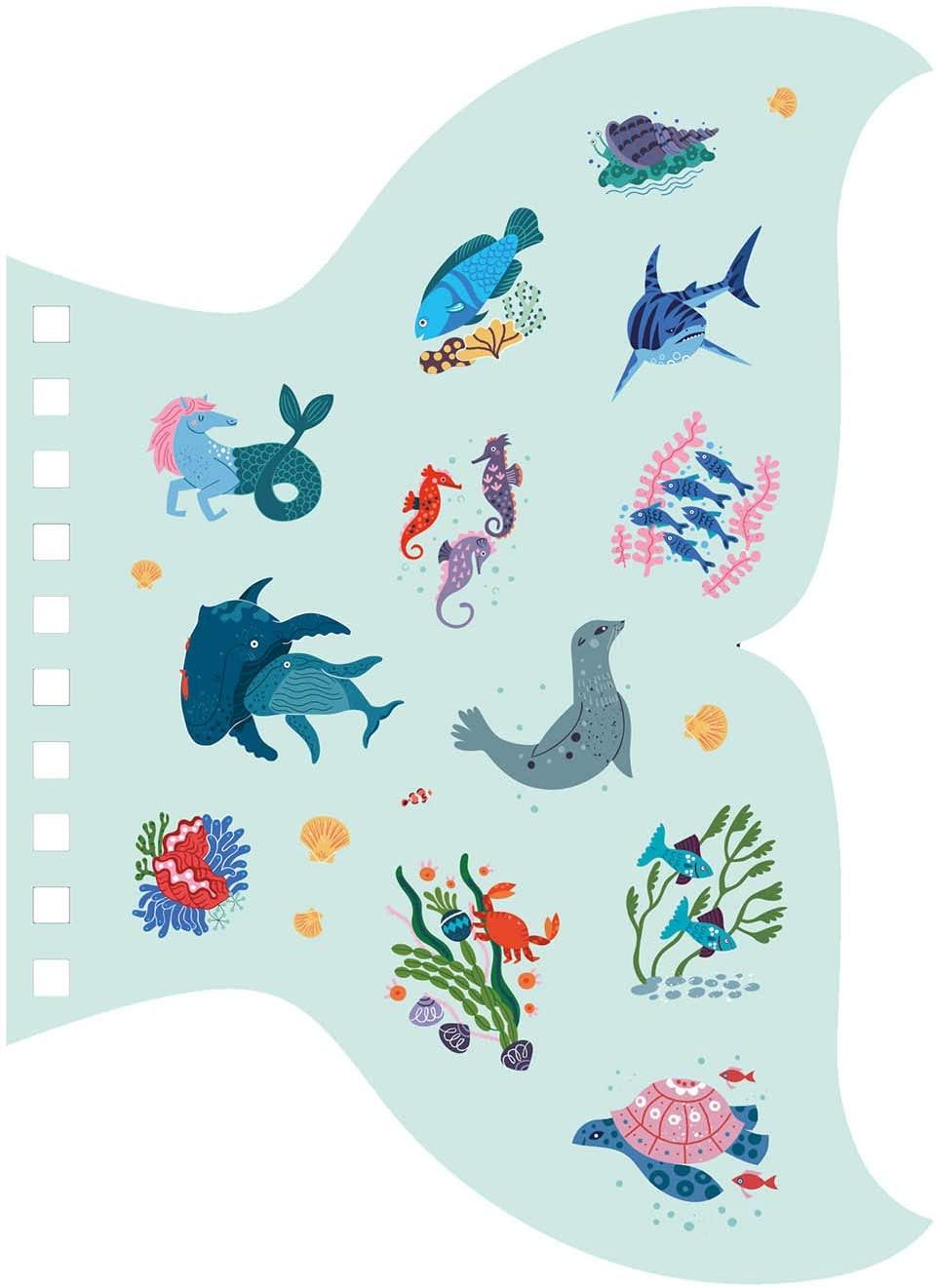Auzou: Ocean sticker notebook