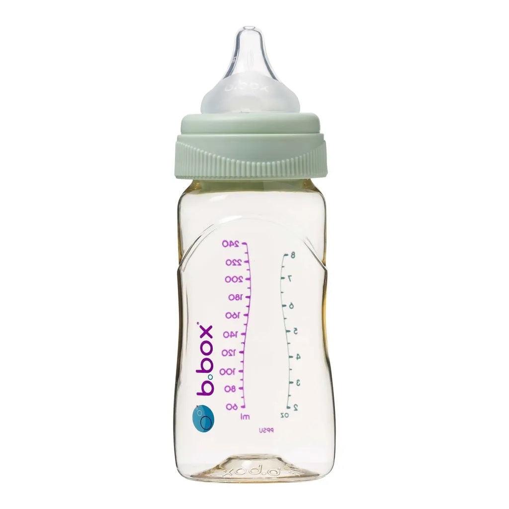 B.Box: Baby barošanas pudele ar knupju 240ml