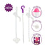 b.box: interchangeable straws and toothbrush for non-cap 2-pack
