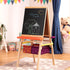 B.Toys: wooden easel with board Easel Does It