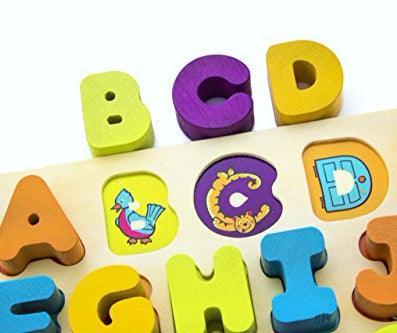B.Toys: Alpha B.tical wooden alphabet puzzle - Kidealo