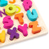 B.Toys: lesena abeceda sestavljanka velike črke alfa b.tikalna