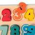 B.Toys: număr de puzzle din lemn contorizând curcubeele
