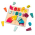 B.Toys: Puuluukut Puzzle Laske Rainbows