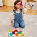 B.Toys: Peek & Explore wooden puzzle Shapes & Emotions