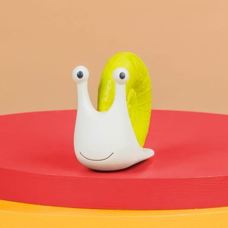B.Toys: Scribbles the Snail natural rubber snail teether - Kidealo