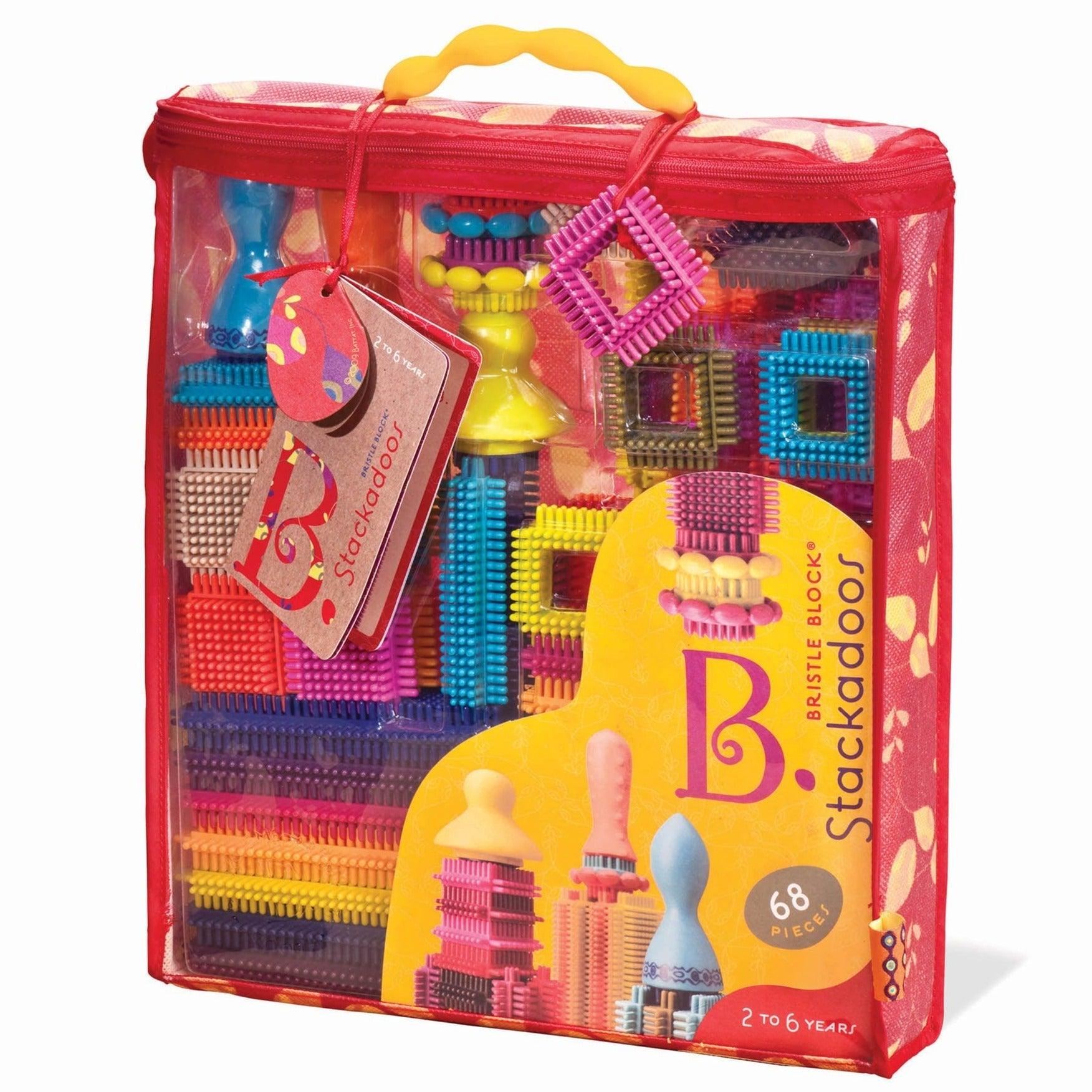 B.Toys: bloqueios de hedgehog em uma bolsa Stackadoos