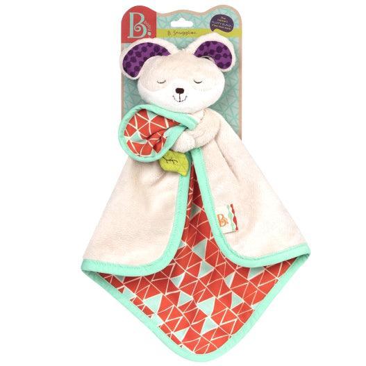 B.Toys: B.Snugglies Bunny Fluffy Bunz cuddle blanket - Kidealo