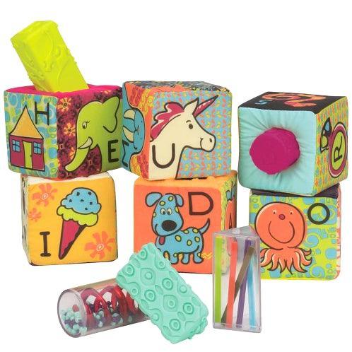 B.Toys: soft sensory blocks ABC Block Party - Kidealo