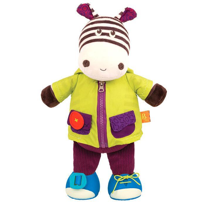 B.Toys: Zebb plush giggling zebra to dress Giggly Zippies - Kidealo