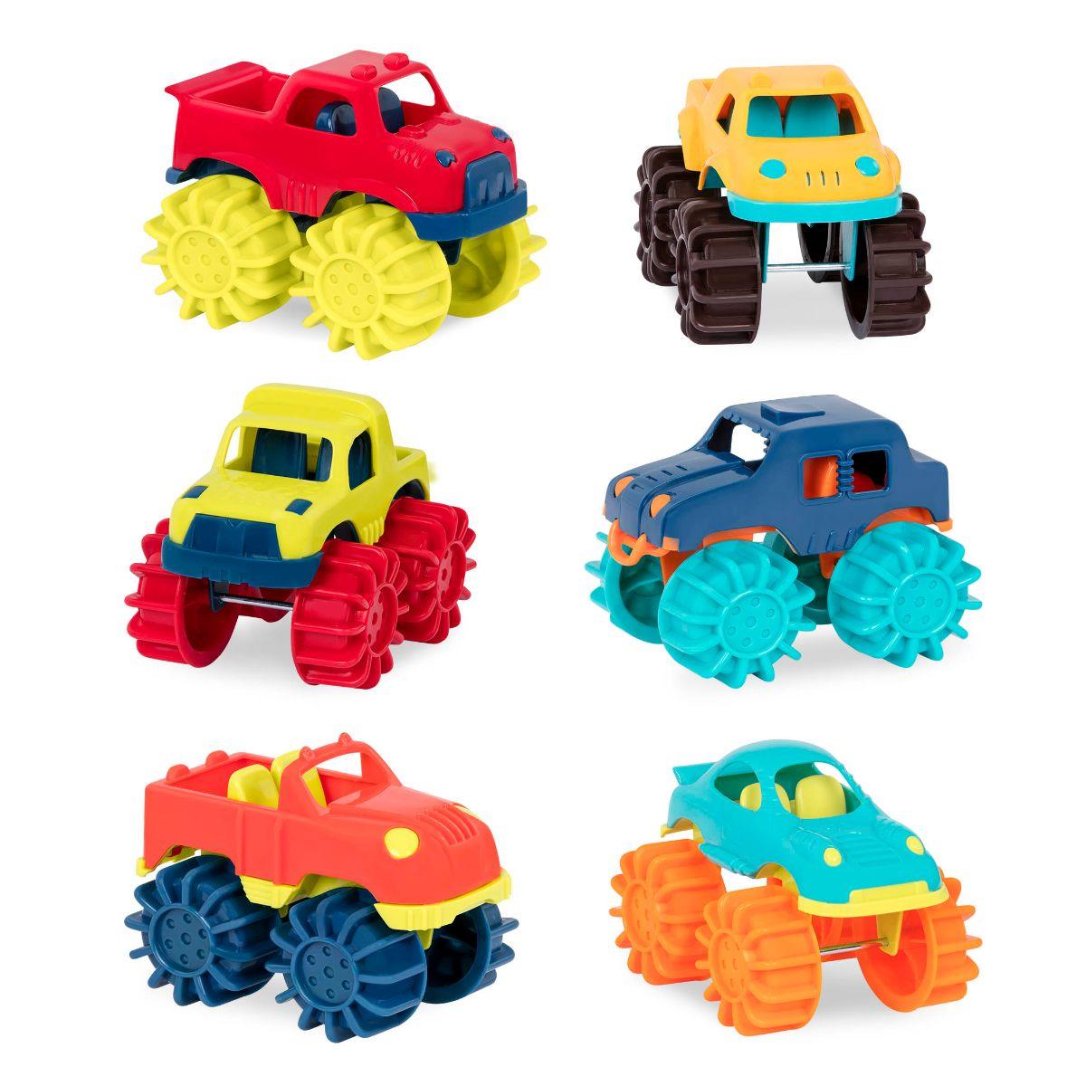 B.Toys: six monster trucks for Thunder Monster off-road fun