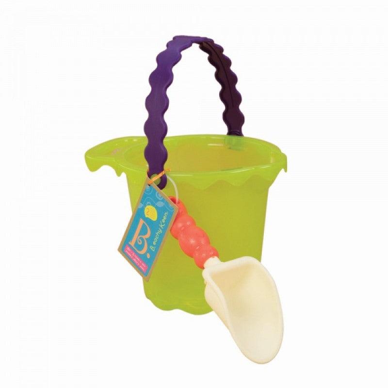 B.Toys: bucket with shovel