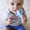 Bébé banane: brosse à dents pour enfants bleu