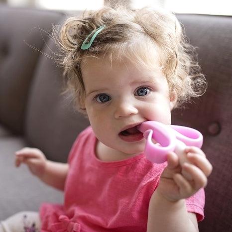 Baby Banana: Παιδική οδοντόβουρτσα μπανάνα ροζ