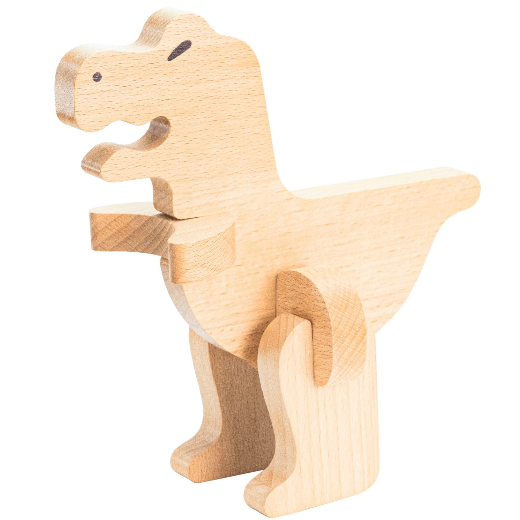 Bajo: hölzerne Dinosaurier-Puzzle Paläo-Animals T-Rex