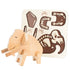 Bajo: Paleo-Animals Mammoth wooden puzzle