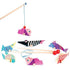 Bajo: wooden fishing rod dexterity toy Catching Fish - Kidealo