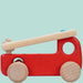 Bajo: wooden car Fire Brigade - Kidealo