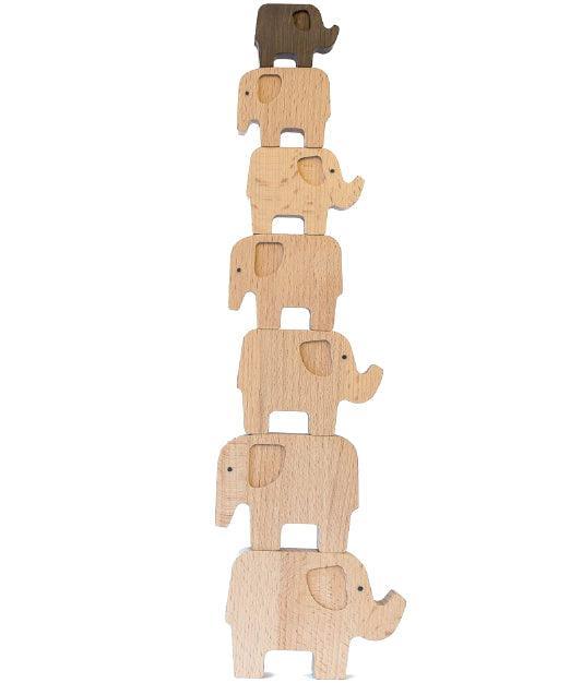 Bajo: wooden elephant puzzle - Kidealo