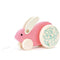 Bajo: Pink Rabbit pull toy