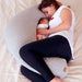 Béaba: ergonomic pregnancy pillow Big Flopsy Heather Grey