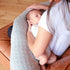 Béaba: Ergonomiska grūtniecības spilvena lielā flopsija Heather Grey