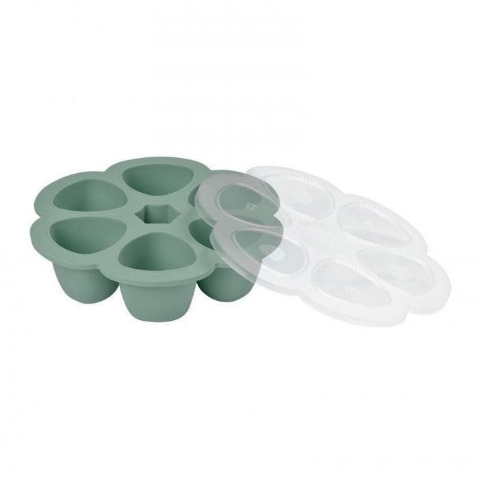 Béaba: silicone freezing container 6 x 150 ml Sage green