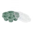 Béaba: contenitore di congelamento in silicone 6 x 150 ml Verde salvia