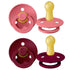 BIBS: Natural rubber pacifier 2-pack 6 M+ size M