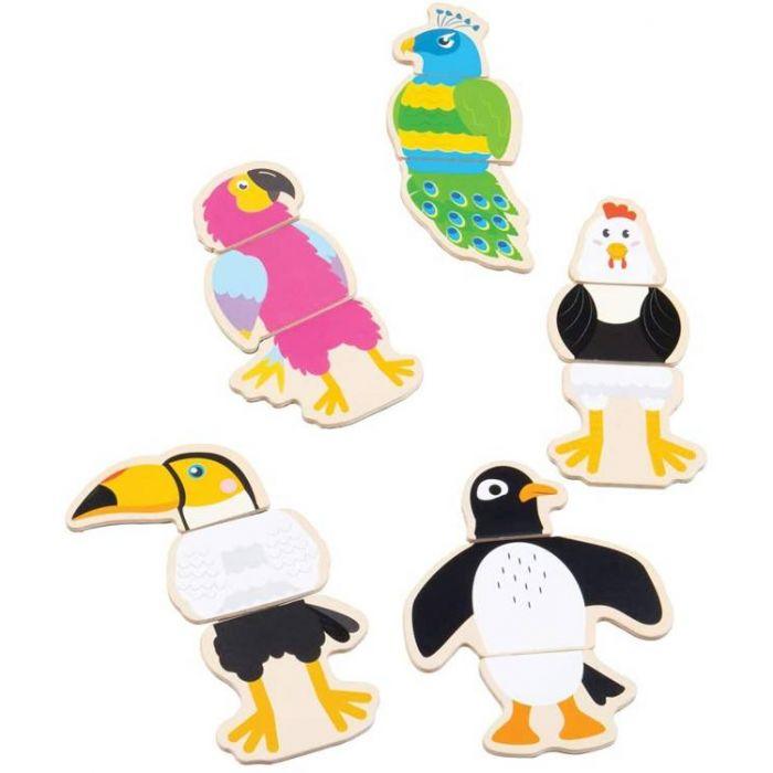Bigjigs Toys: wooden magnetic puzzle Birds