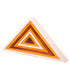 Giocattoli bigjigs: puzzle di triangoli in legno naturale