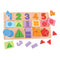 Bigjigs Toys: Puzzle des fractions en bois Mes premières fractions Puzzle
